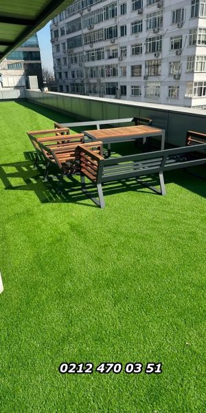 suni çim halı balkon teras bahçe