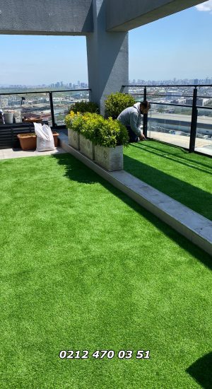 balkon bahçe çim halı